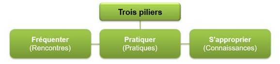 présentation en diagramme des arborescence des trois piliers