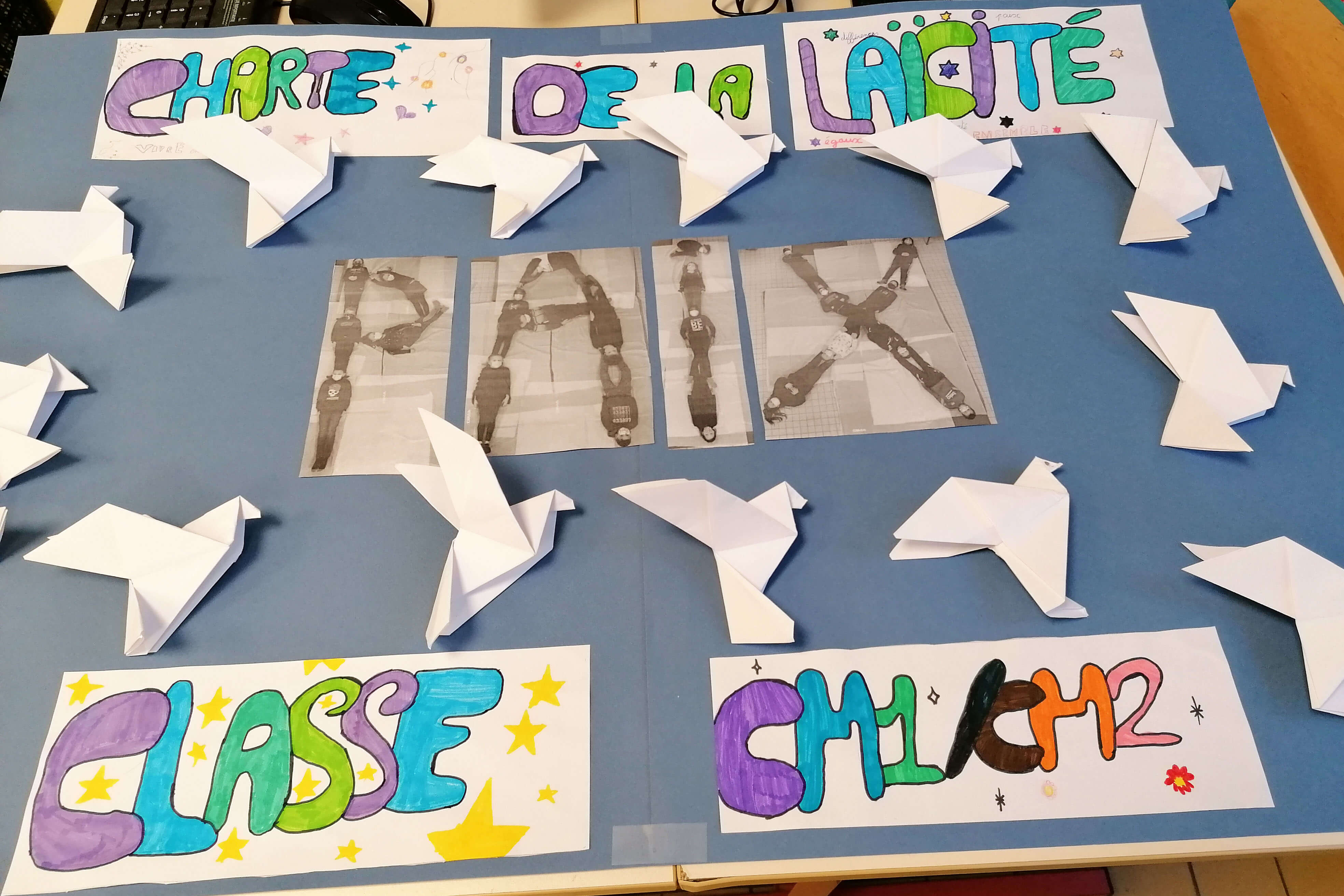 Charte de la Laïcité - Paix - classe de CM1/CM2