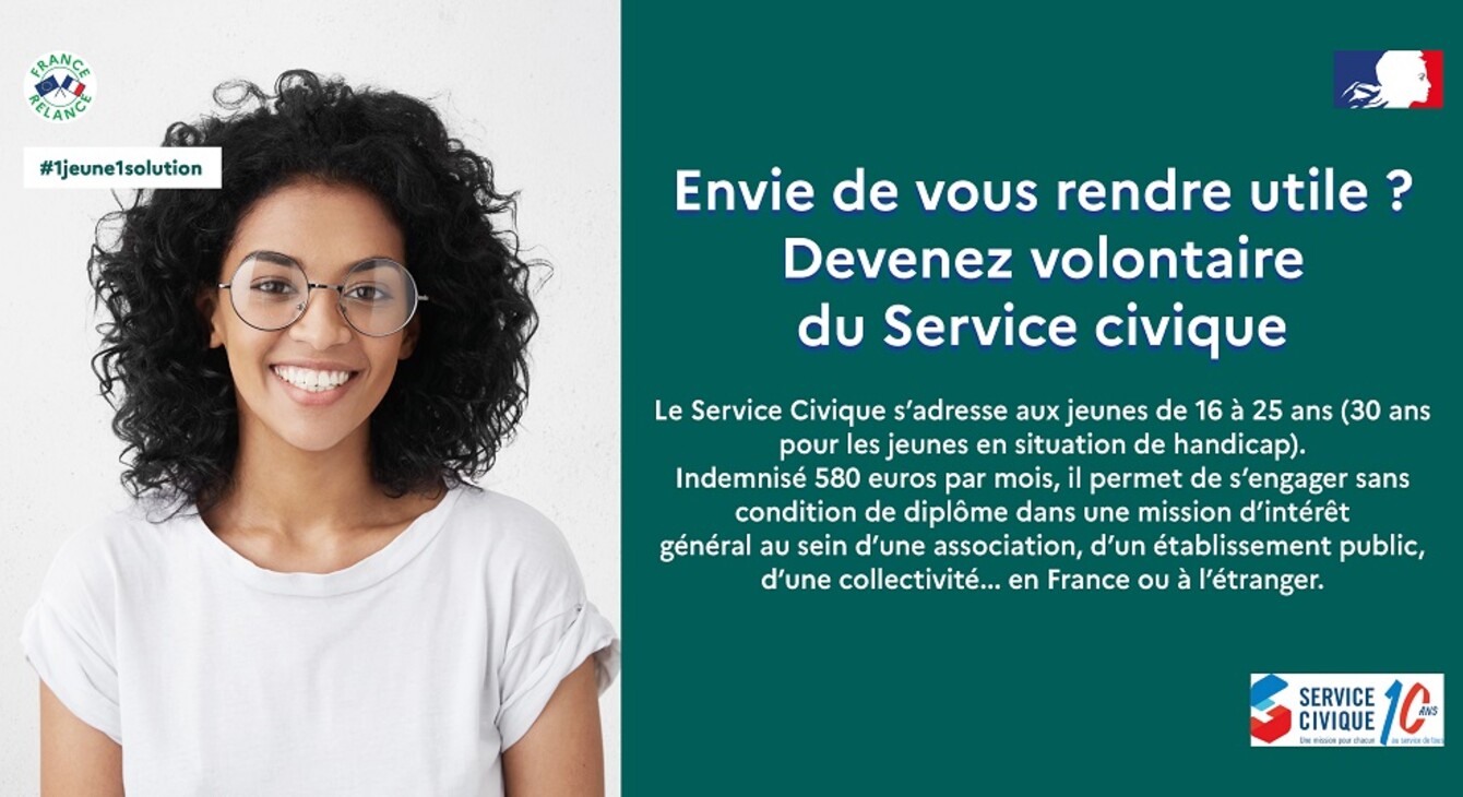 Affiche service civique