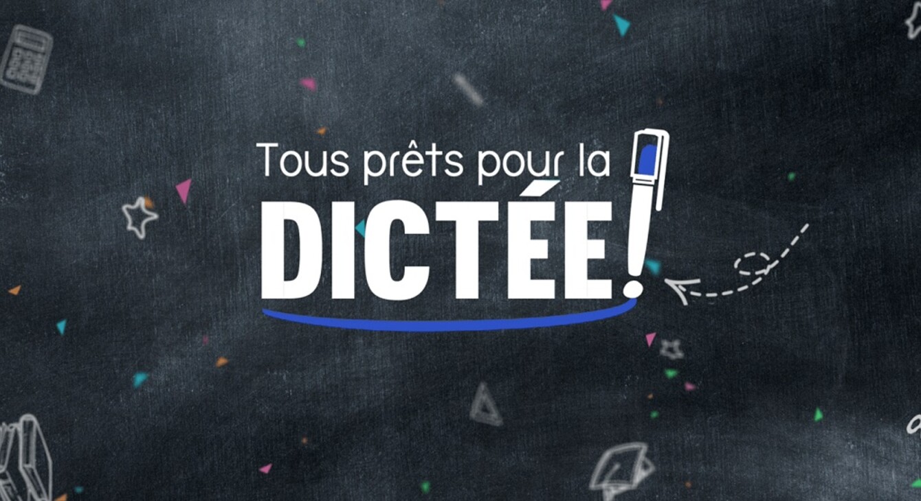 Tous prêts pour la dictée !