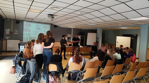 Semaines de l'engagement Mardi 17 septembre – Lycée Marie Curie de Vire (14)